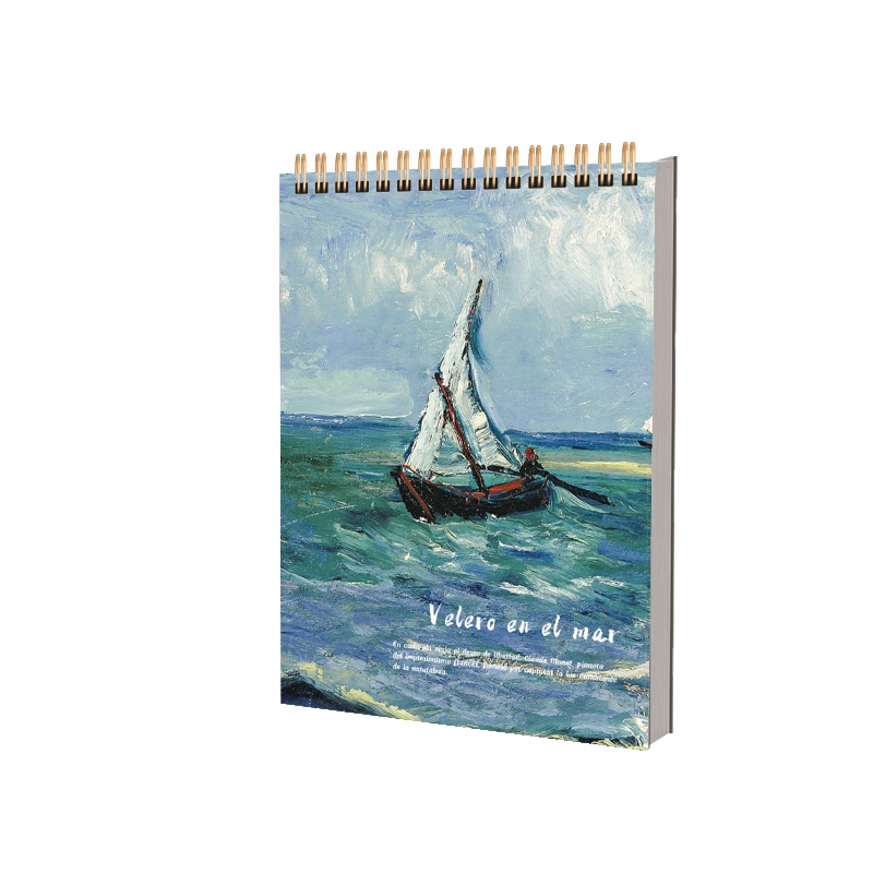 Monet Painting Cover Sketchbook